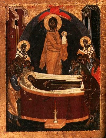 Ikona: Uspenije (od Theofana �eka)