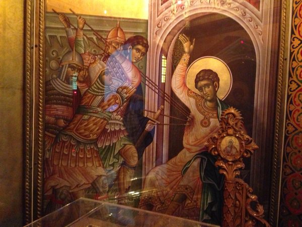 Ikona z chrámu sv. Dimitria v Soluni